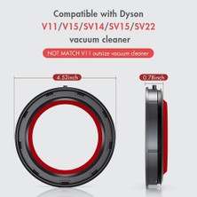 Praise6 Toz Kutusu Üst Sabit Sızdırmazlık Halkası Dyson V11/V15/SV14/SV15/SV22 Elektrikli Süpürgeler Yedek Parçalar Sızdırmazlık Halkası (Yurt Dışından)