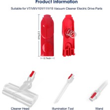 Praise6 2 Adet Elektrikli Süpürge Kafa Klipsi Mandal Sekmesi Düğmesi Dyson V7 V8 V10 V11 V15 Elektrikli Süpürge Parçaları Anahtarı Düğmesi Yaylı (Yurt Dışından)