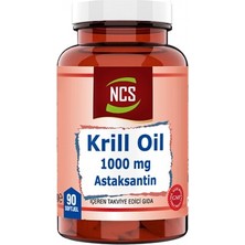 Ncs Krill Oil 1000 Mg Astaksantin 2 Mg 90 Softgel +  Hap Kutusu