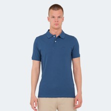 Slazenger VALE KTN Erkek Tişört Saks Mavi