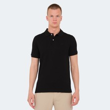 Slazenger VALE KTN Erkek Tişört Siyah