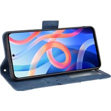 Colorful Shop Xiaomi Poco M4 Pro Ayarlanabilir Ayrılabilir Kart Tutucu Manyetik Kapatma Deri Cüzdan Kapak (Yurt Dışından)