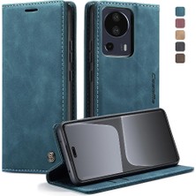 Colorful Shop Xiaomi 13 Lite Için Flip Case Kılıf Kart Yuvası Kickstand Manyetik Kapatma Pu (Yurt Dışından)