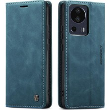 Colorful Shop Xiaomi 13 Lite Için Flip Case Kılıf Kart Yuvası Kickstand Manyetik Kapatma Pu (Yurt Dışından)