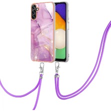 Colorful Shop Samsung Galaxy A54 5g Için Crossbody Kordon Askısı Mermer Tampon Yumuşak (Yurt Dışından)