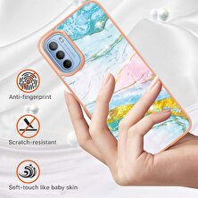 Colorful Shop Motorola Moto G31/G41 Mermer Desen Ince Tpu Koruma Yumuşak (Yurt Dışından)