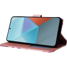 Colorful Shop Ile Uyumlu Xiaomi Redmi Note 13 Pro 5g Premium Mermer Vintage Pu Deri Manyetik Kapatma Kılıfı Kayışlı Kapaklı (Yurt Dışından)