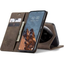 Colorful Shop Xiaomi 14 Için Flip Case Ultra Kılıf Kart Yuvası Kickstand Flip Folio Kitap Pu (Yurt Dışından)