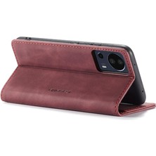 Colorful Shop Xiaomi 13 Lite Için Flip Case Kılıf Kart Yuvası Kickstand Manyetik Kapatma Pu (Yurt Dışından)