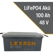 Lexron 100AH 48V Lifepo4 Pil Lityum Akü Lexron