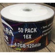 Elba Dvd-R 4,7GB-120MIN 50LI 16X Printable Dvd-R Shrink