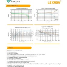 Lexron 200AH 12.8V Lifepo4 Pil Lityum Akü Lexron