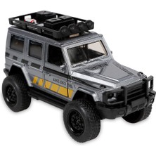 Bıyıklı Tobacco Çek Bırak Metal Off-Road Jeep Araba Gri