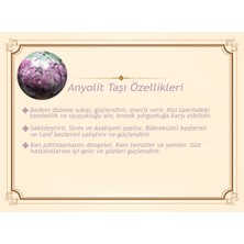 Gümüş Hediye Al Küre Kesim Çoklu Doğaltaş Kombinli Aile Şifa Bilekliği(4'lü Set)