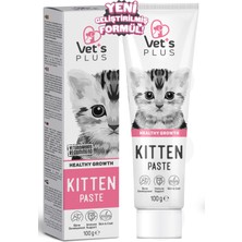 Vet's Plus Yavru Kediler İçin Malt Kedi Macunu 100gr (Hamile Kediler İçin Folik Asitli)