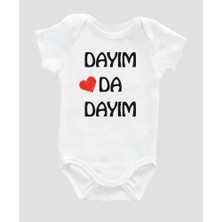 Outdoor One Organik  Pamuk Dayım Da Dayım Bebek Body Çıtçıtlı Badi Zıbın Tulum ZBN034