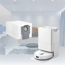 Teedoo Roborock Q Revo Robot Süpürge Için Uyumlu 8 Paket Toz Torbası, Büyük Kapasiteli Tek Kullanımlık Yedek Çantalar (Yurt Dışından)