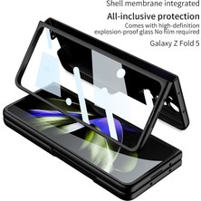 Eabhulie Samsung Galaxy Z Fold 5 Için Ekran Koruyuculu Ince Sert Pc Mat Telefon Kılıfı Gri (Yurt Dışından)