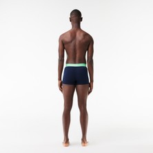 Lacoste Erkek 3'lü Lacivert Boxer 5H3401 Ilv