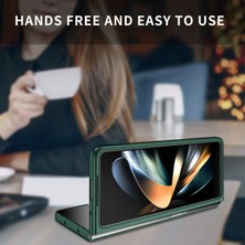 Eabhulie Samsung Galaxy Z Fold 5 Için Ince Sert Pc Koruyucu Kılıf Telefon Kılıfı Yeşil (Yurt Dışından)