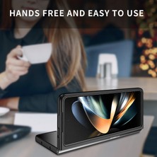 Eabhulie Samsung Galaxy Z Fold 5 Için Ince Sert Pc Koruyucu Kılıf Telefon Kılıfı Siyah (Yurt Dışından)