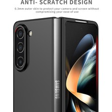 Eabhulie Samsung Galaxy Z Fold 5 Için Ince Sert Pc Koruyucu Kılıf Telefon Kılıfı Siyah (Yurt Dışından)