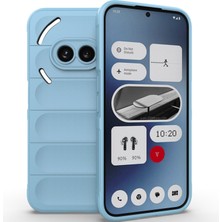 Eabhulie Nothing Phone 2A Için Kaymaz Yumuşak Silikon Telefon Kılıfı - Mavi (Yurt Dışından)