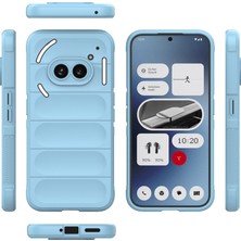 Eabhulie Nothing Phone 2A Için Kaymaz Yumuşak Silikon Telefon Kılıfı - Mavi (Yurt Dışından)