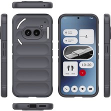 Eabhulie Nothing Phone 2A Için Kaymaz Yumuşak Silikon Telefon Kılıfı - Koyu Gri (Yurt Dışından)