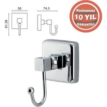 Çelik Banyo KU10-053 Kumru Tekli Bornozluk