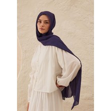 Fresh Rami Viskon Şal Patlıcan Moru