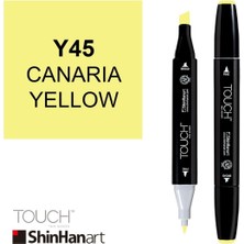 Shinhan Art Art Touch Twin Marker Y45 Canaria Yellow