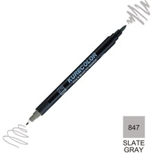 Zig Kurecolor Mangaka Fine&brush Çift Taraflı Kalem CNKC-2200 No 847 Slate Gray