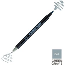Zig Kurecolor Mangaka Fine&brush Çift Taraflı Kalem CNKC-2200 No 844 Green Gray 3