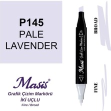 Masis Twin Çift Uçlu Marker Kalemi 145 Pale Lavender