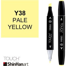 Shinhan Art Art Touch Twin Marker Y38 Pale Yellow