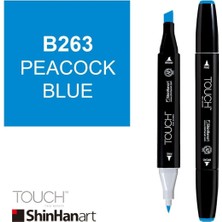 Shinhan Art Art Touch Twin Marker B263 Peacock Blue