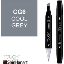 Shinhan Art Art Touch Twin Marker Cg6 Cool Grey