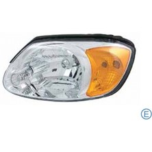 Ayfar Hyundai Accent Sağ Ön Far Motorlu (2003-2004) Sarı Sinyalli AYFAR-404493 Kn Gold