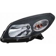 Ayfar Dacia Logan Sandero Sol Ön Far Siyah Çerçeveli 8200526423 Gold