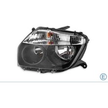 Ayfar Duster Sağ Ön Far Siyah Çerçeveli (2010-2013) 260609877R Kn Gold