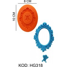 Depposite Çerçeve Figürlü Gıda Silikon Kalıbı