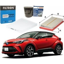 Filtron Toyota C-Hr 1.2 Benzinli Filtre Bakim Seti 2016 ve Sonrası 526481389
