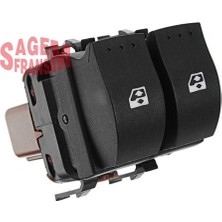 Sagem Cam Dügmesı Ön Sol Kahve Çıftlı Megane Iı 8200315040