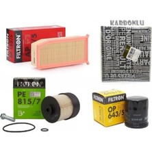 Filtron Dacia Sandero 1.5 Dci Filtron Filtre Bakım Seti (2013-2019) Arası 553524040