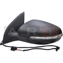 Art Golf Sol Dış Dikiz Ayna (2009-2012) Elektrikli Isıtmalı Sinyalli Asferik 5K0857507Q Gold
