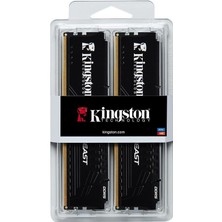 Kingston Beast Expo 64GB (2X32GB) Ddr5 6000MHZ CL36 Dımm KF560C36BBEK2-64TR Masaüstü Pc Ram