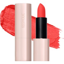 The Saem Kissholic Lipstick Matte - Uzun Süre Dayanıklı Kadife Bitişli Mat Ruj - OR04 Grapefruit Blended