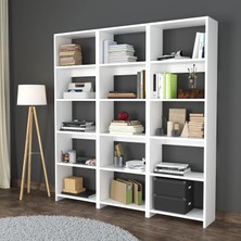 Bimossa Robin Üçlü Kitaplık 146 cm