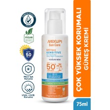 Mixup Leke Karşıtı Güneş Kremi SPF50+ Hyaluronik Asit Mineral Çinko ve Portakal Yağı İçerikli 75 ml